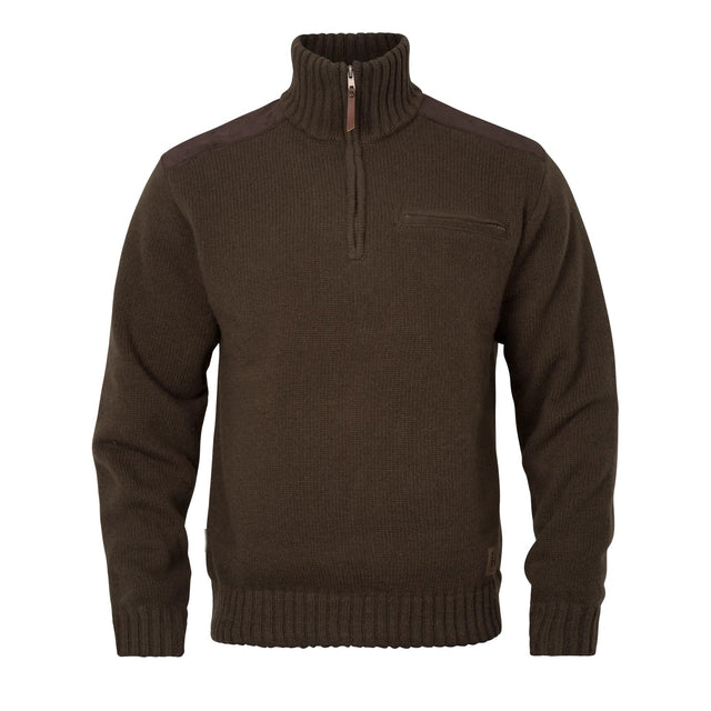 Härkila - Annaboda WSP Half Zip Stiktrøj // Demitasse Brown fra Härkila - billede nr. 1 hos GrejFreak.dk