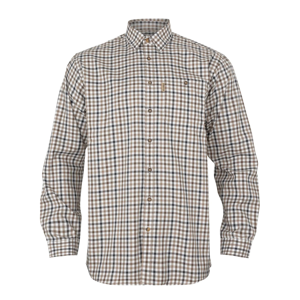 Härkila - Milford Skjorte // Blue / Beige Check fra Härkila - billede nr. 1 hos GrejFreak.dk