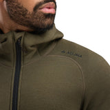 Aclima - FleeceWool Hooded Herre Jakke // Tarmac fra Aclima - billede nr. 4 hos GrejFreak.dk