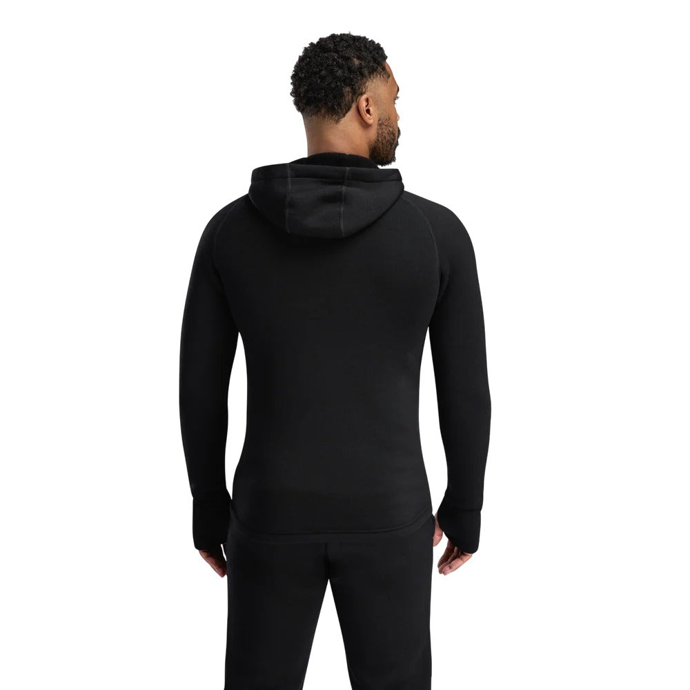 Aclima - FleeceWool Hooded Herre Jakke // Jet Black fra Aclima - billede nr. 2 hos GrejFreak.dk