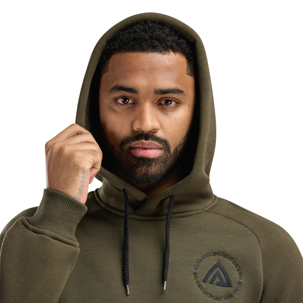 Aclima - FleeceWool Herre Hoodie // Tarmac fra Aclima - billede nr. 3 hos GrejFreak.dk