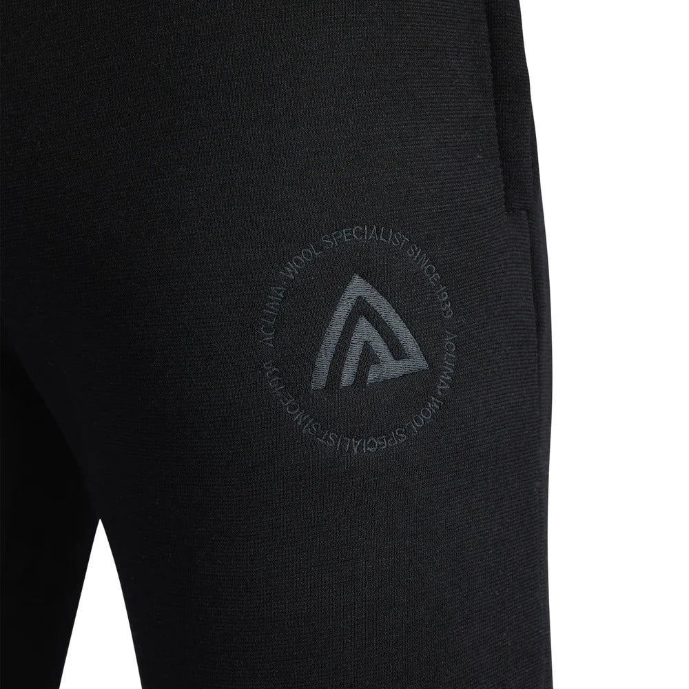 Aclima - FleeceWool Herre Joggingbukser // Jet Black fra Aclima - billede nr. 3 hos GrejFreak.dk