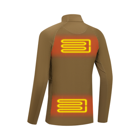 VARM - Heat Baselayer Trøje // Oliven fra VARM - billede nr. 2 hos GrejFreak.dk