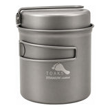 TOAKS - Titanium Gryde Med Pande 1100ml fra TOAKS - billede nr. 1 hos GrejFreak.dk