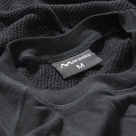Marselis - Baselayer Merino Wool Mesh Undertrøje // Sort fra Marselis - billede nr. 3 hos GrejFreak.dk