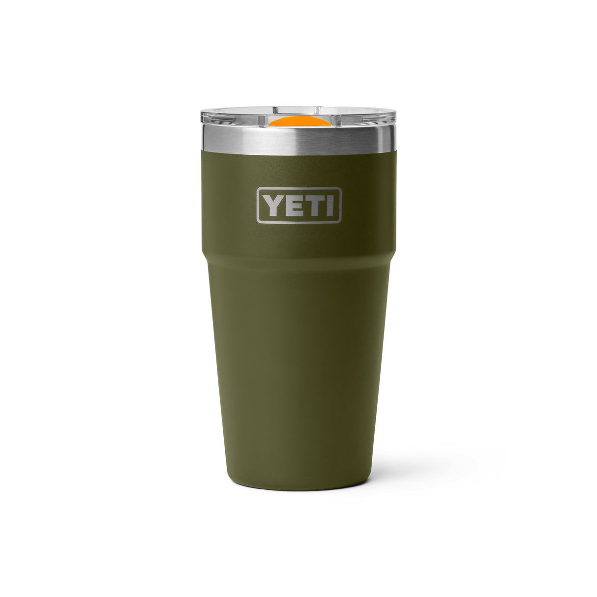 YETI - Rambler Termokop 591 ml // Olivengøn / King Crab Orange
