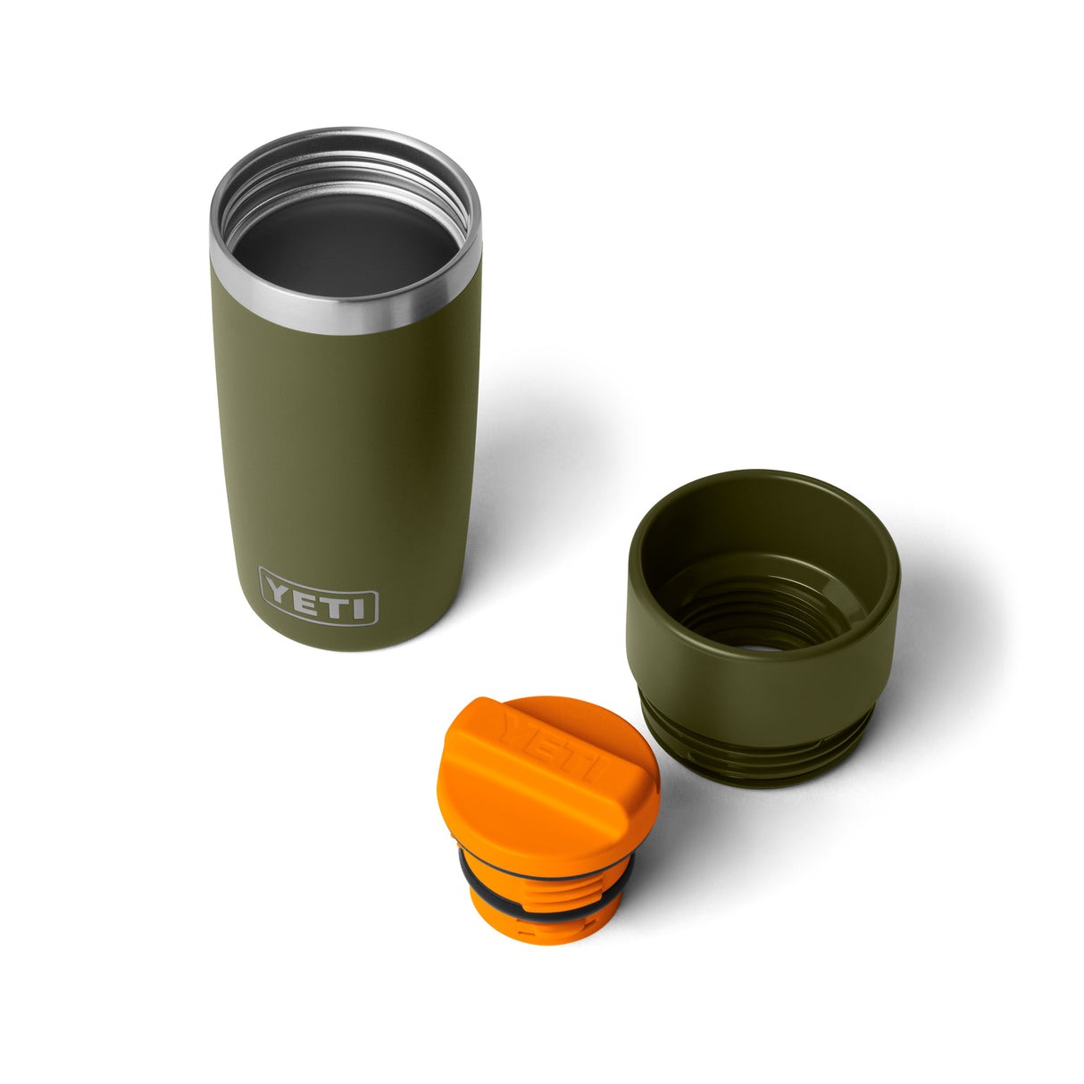 YETI - Rambler Travel Bottle 355 ml // Olivengrøn / King Crab Orange