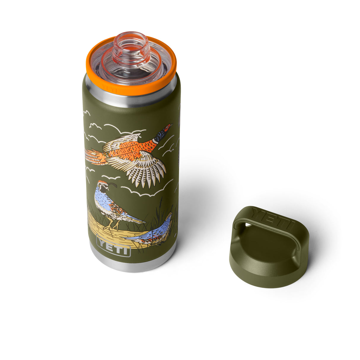 YETI - Rambler Chug Termoflaske 769 ml // Upland Bird Olivengrøn