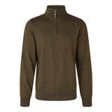 Seeland - Pine Half Zip Sweater // Light Pine