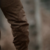 Seeland - Pine Half Zip Sweater // Dark Brown