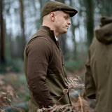 Seeland - Pine Half Zip Sweater // Dark Brown