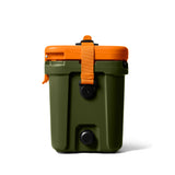 YETI - Roadie 15 Køleboks // Olivengrøn / King Crab Orange