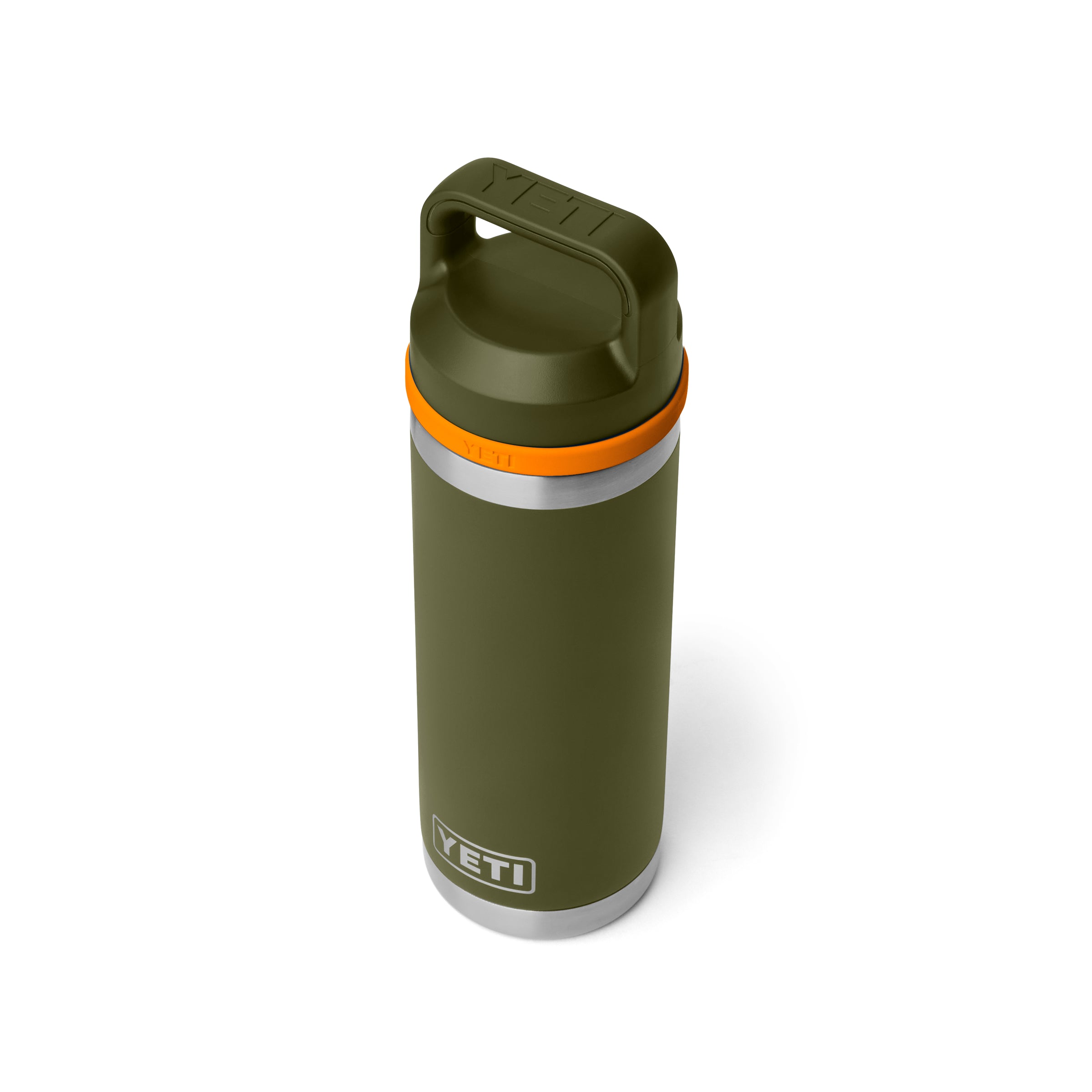 YETI - Rambler Chug Termoflaske 532 ml // Olivengrøn / King Crab Orange