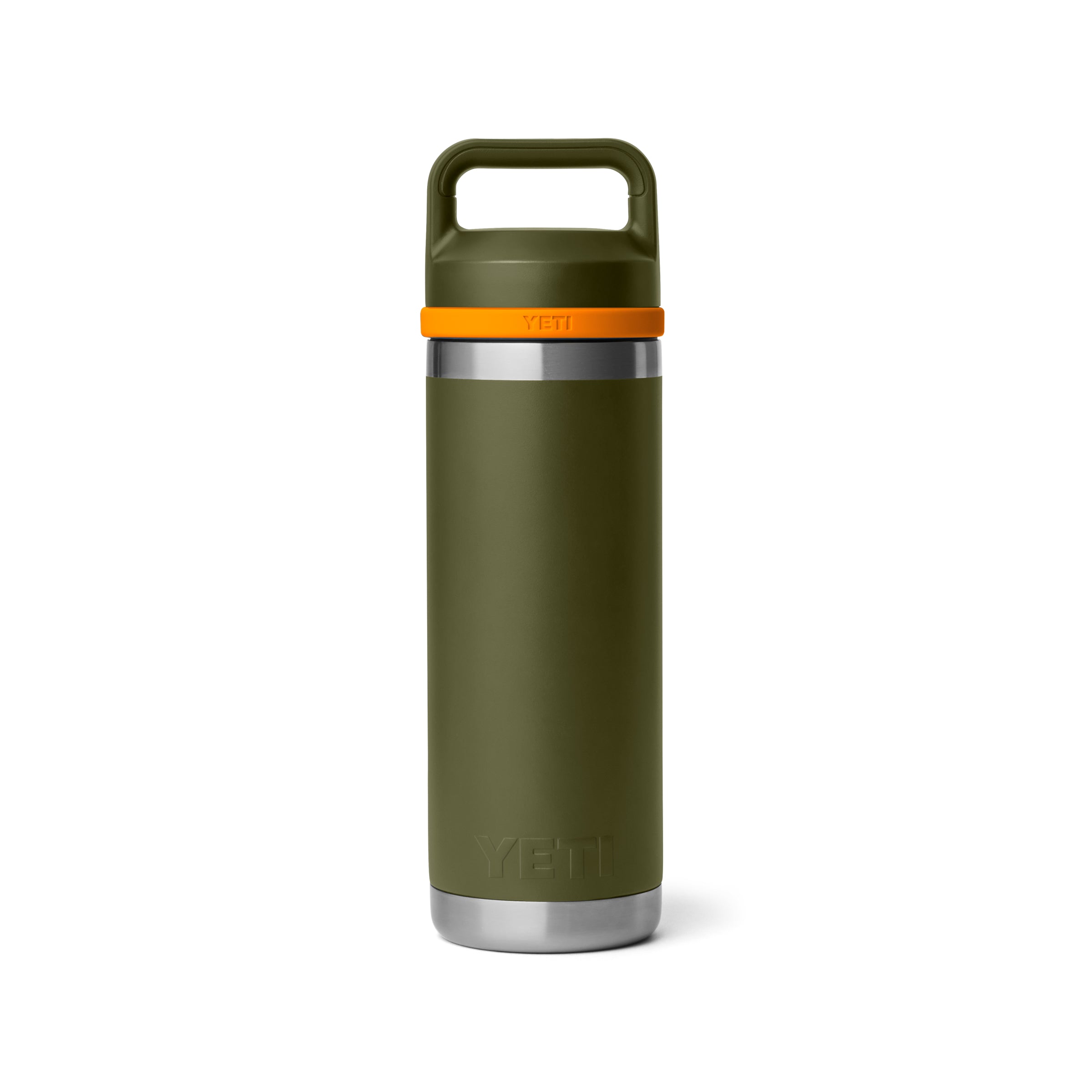 YETI - Rambler Chug Termoflaske 532 ml // Olivengrøn / King Crab Orange