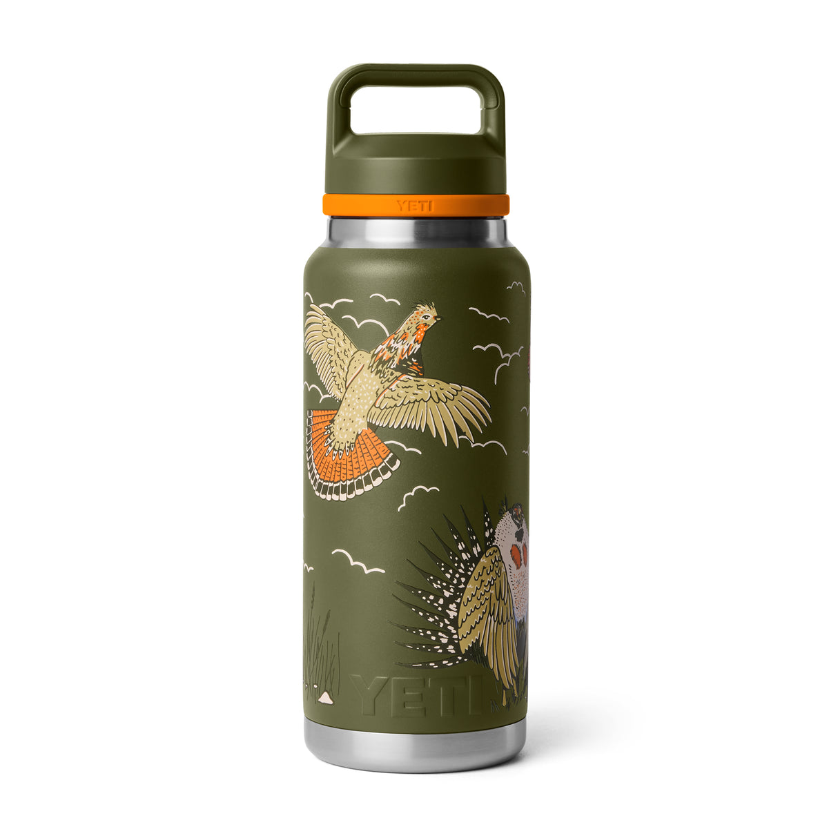 YETI - Rambler Chug Termoflaske 1L // Upland Bird Olivengrøn