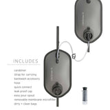 LifeStraw - Peak Series Gravity Vandfilter System 8L + 8L // Dark Mountain Gray