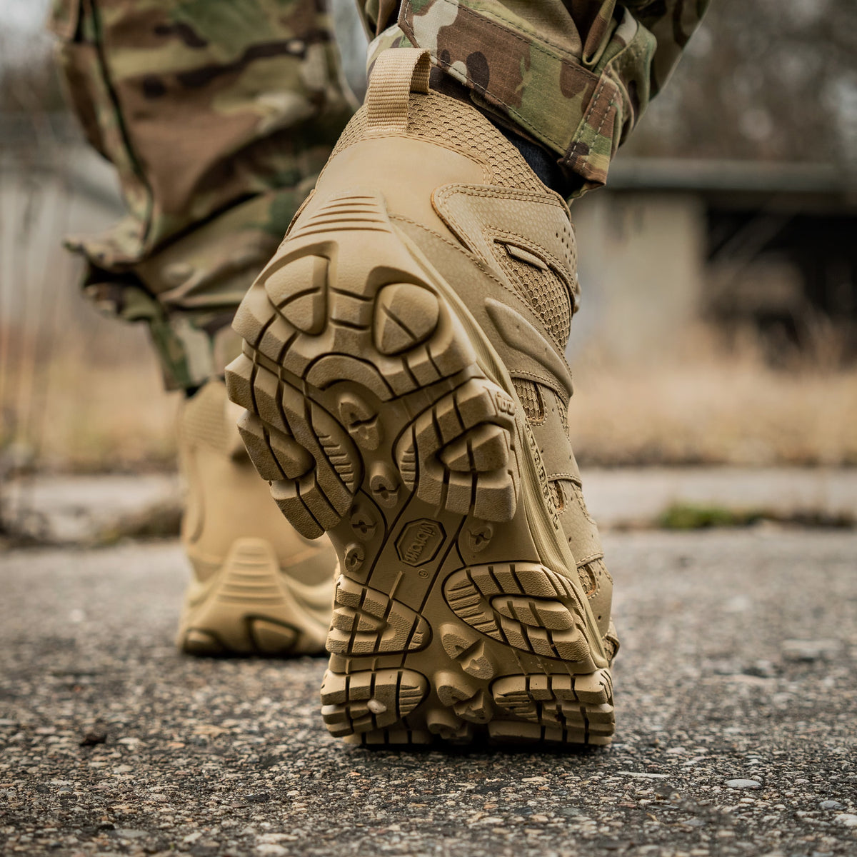 Merrell - Moab 3 Mid Tactical WP Unisex Vandrestøvler // Dark Coyote
