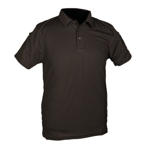 Mil-Tec - Tactical Quickdry Herre Polo T-shirt // Sort fra Mil-Tec - billede nr. 1 hos GrejFreak.dk