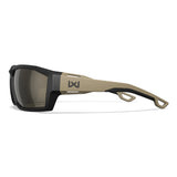 Wiley X - Alpine Captivate Ballistiske Solbriller // Tan Stel - Pol Tungsten Mirror