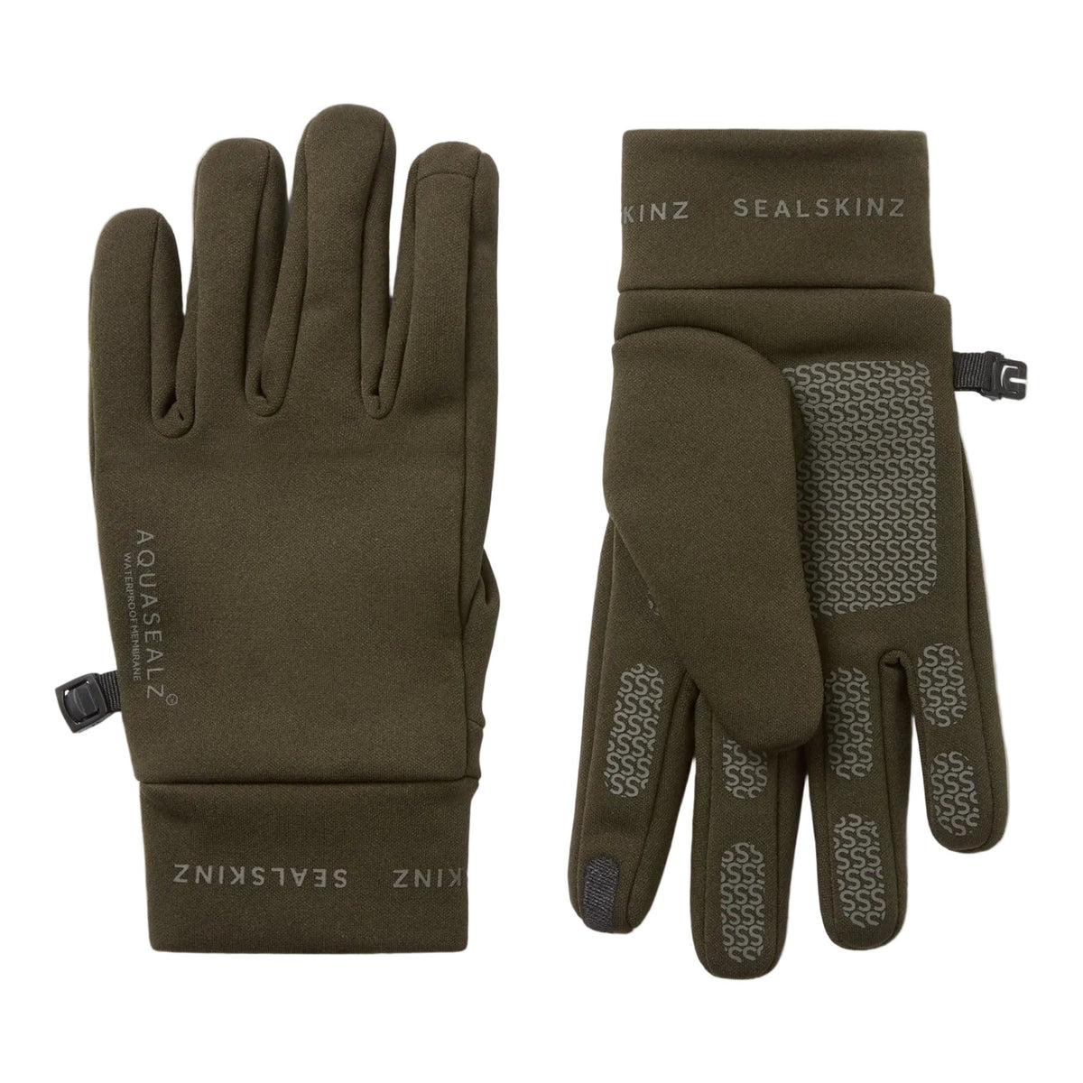 Sealskinz - Acle Vandtætte Softshell Handsker // Olivengrøn fra Sealskinz - billede nr. 1 hos GrejFreak.dk