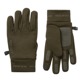 Sealskinz - Acle Vandtætte Softshell Handsker // Olivengrøn fra Sealskinz - billede nr. 1 hos GrejFreak.dk