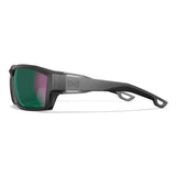 Wiley X - Alpine Captivate Ballistiske Solbriller // Transparent Stel - Pol Grøn Tungsten Mirror