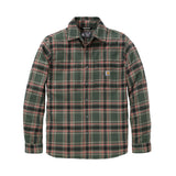 Carhartt - Langærmet Flannel Skjorte // Forestry Green / Amber Terrain