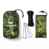 K-Force Tactical - Vandtæt Teltflage Tarp (3x3m) // M/84 Legacy