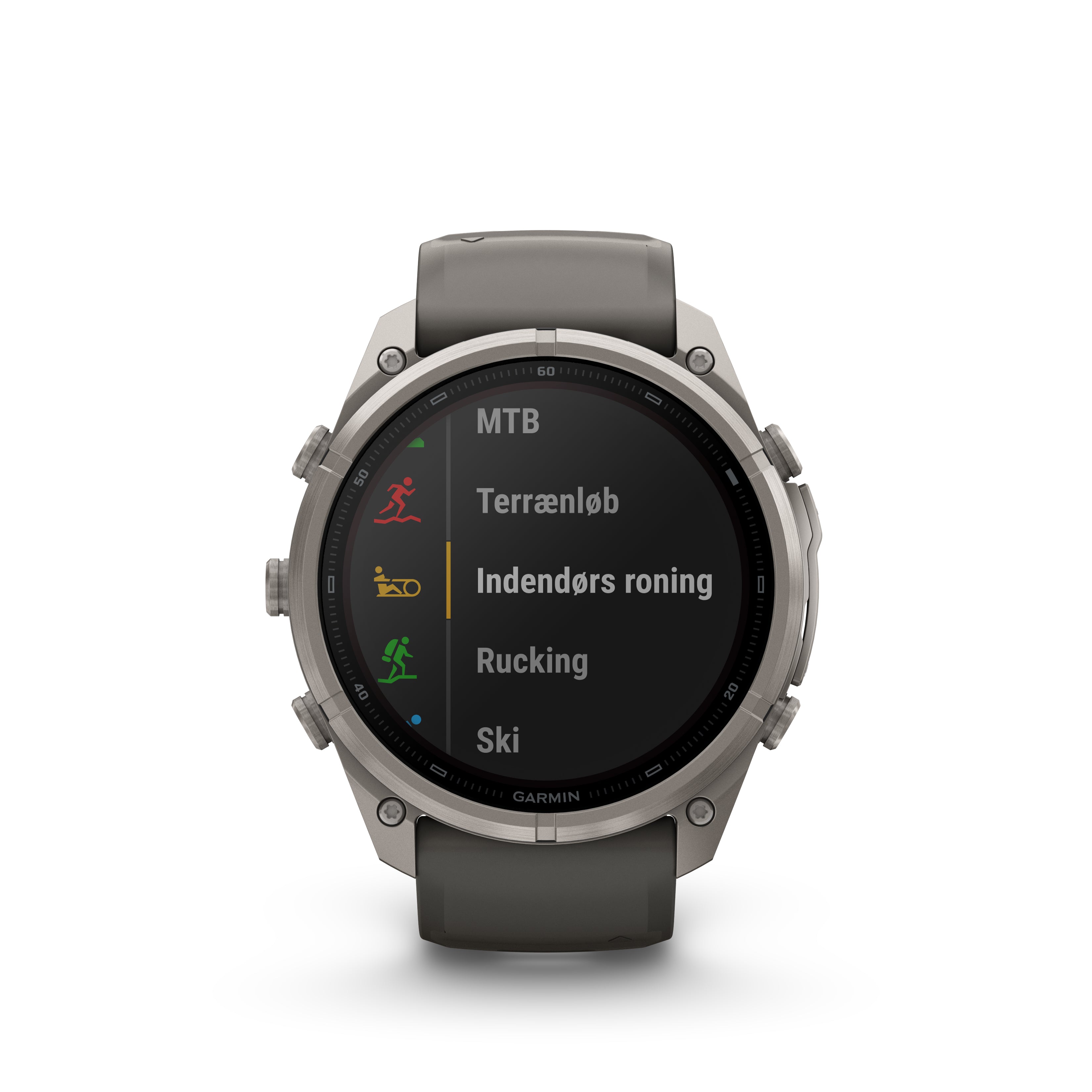 Garmin - Fenix 9 Pro inReach Solar 51 mm // Titanium Pebble Grey