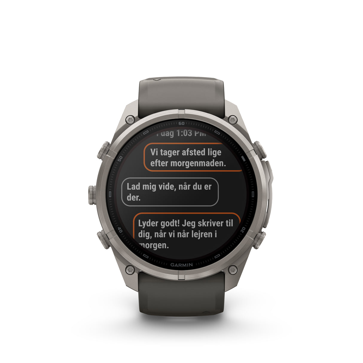 Garmin - Fenix 9 Pro inReach Solar 51 mm // Titanium Pebble Grey