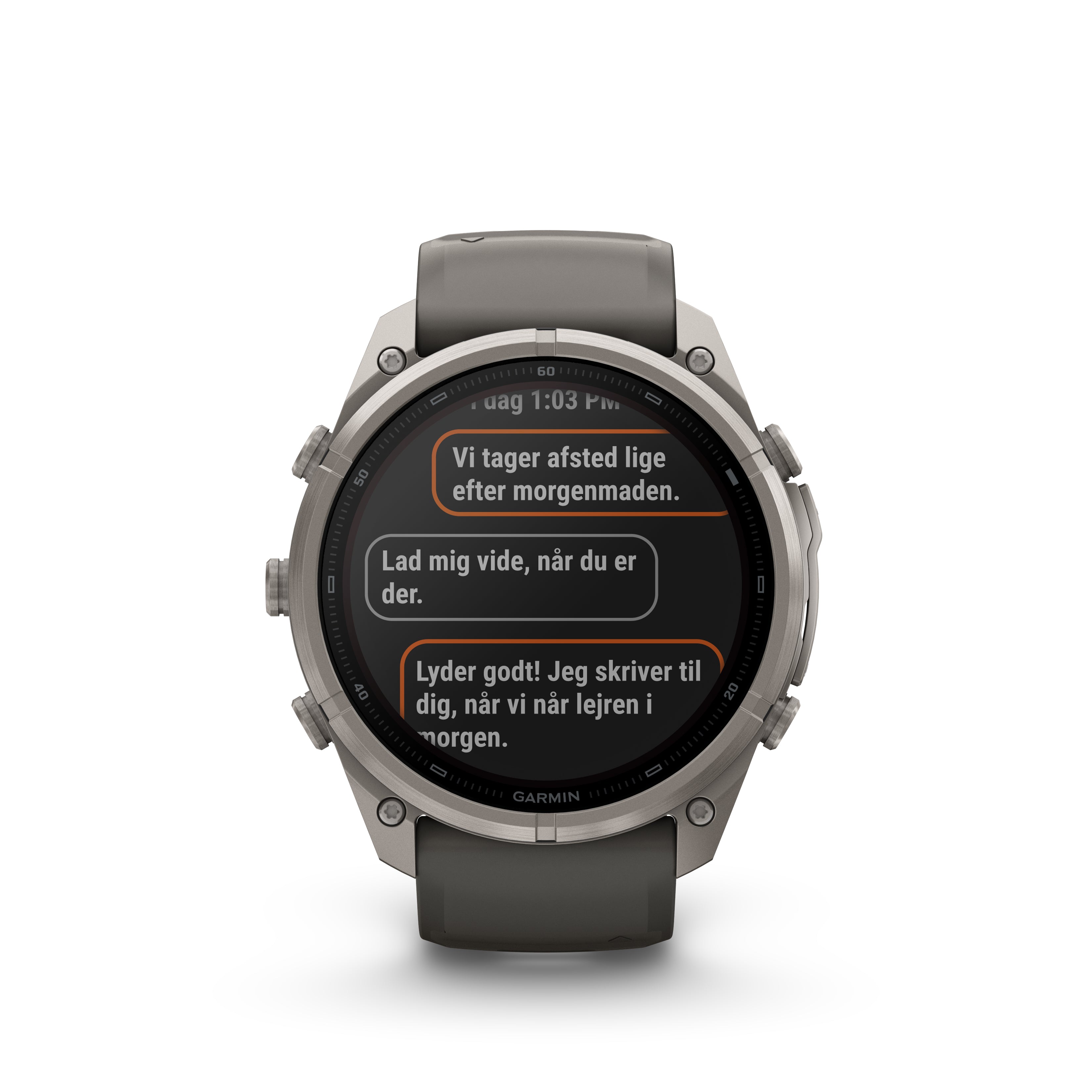 Garmin - Fenix 9 Pro inReach Solar 51 mm // Titanium Pebble Grey