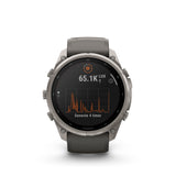 Garmin - Fenix 9 Pro inReach Solar 51 mm // Titanium Pebble Grey