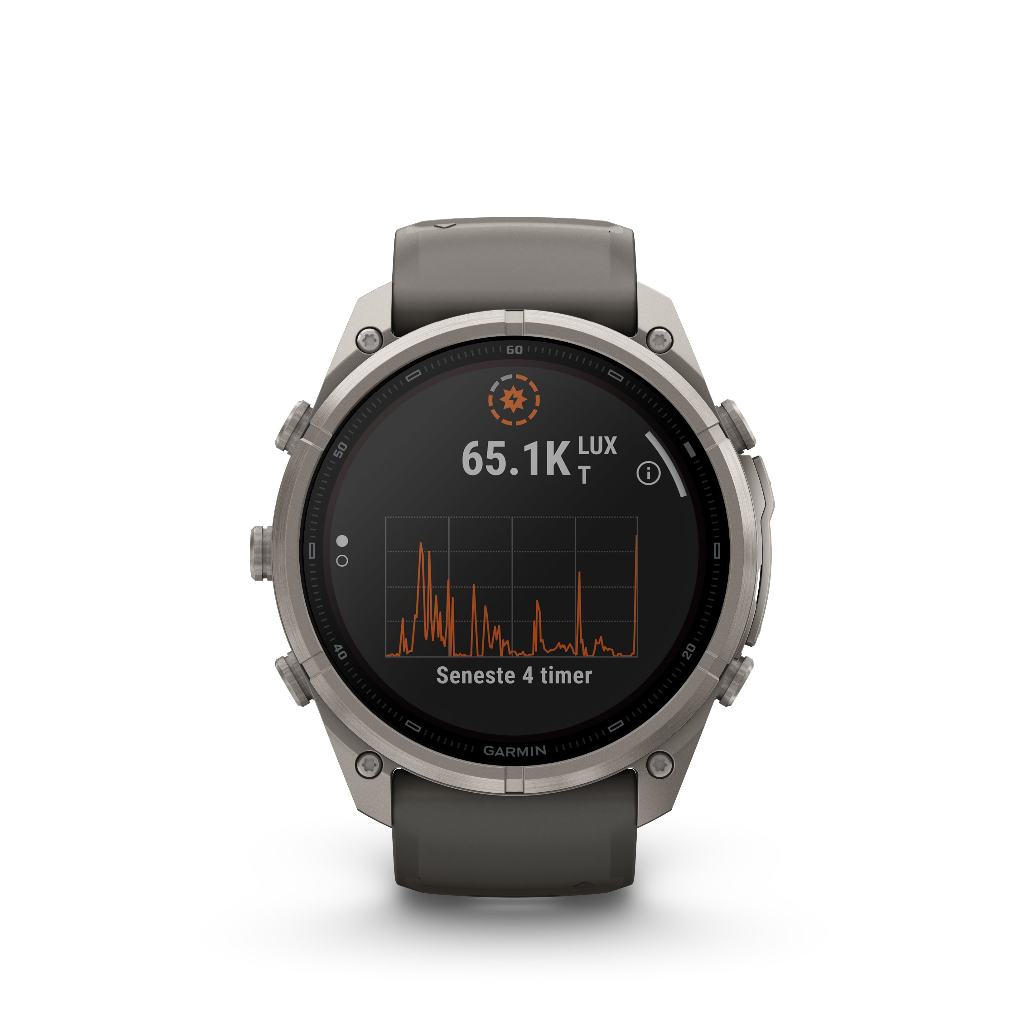 Garmin - Fenix 9 Pro inReach Solar 51 mm // Titanium Pebble Grey