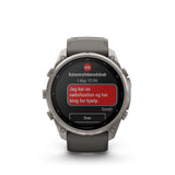 Garmin - Fenix 9 Pro inReach Solar 51 mm // Titanium Pebble Grey