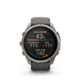 Garmin - Fenix 9 Pro inReach Solar 51 mm // Titanium Pebble Grey