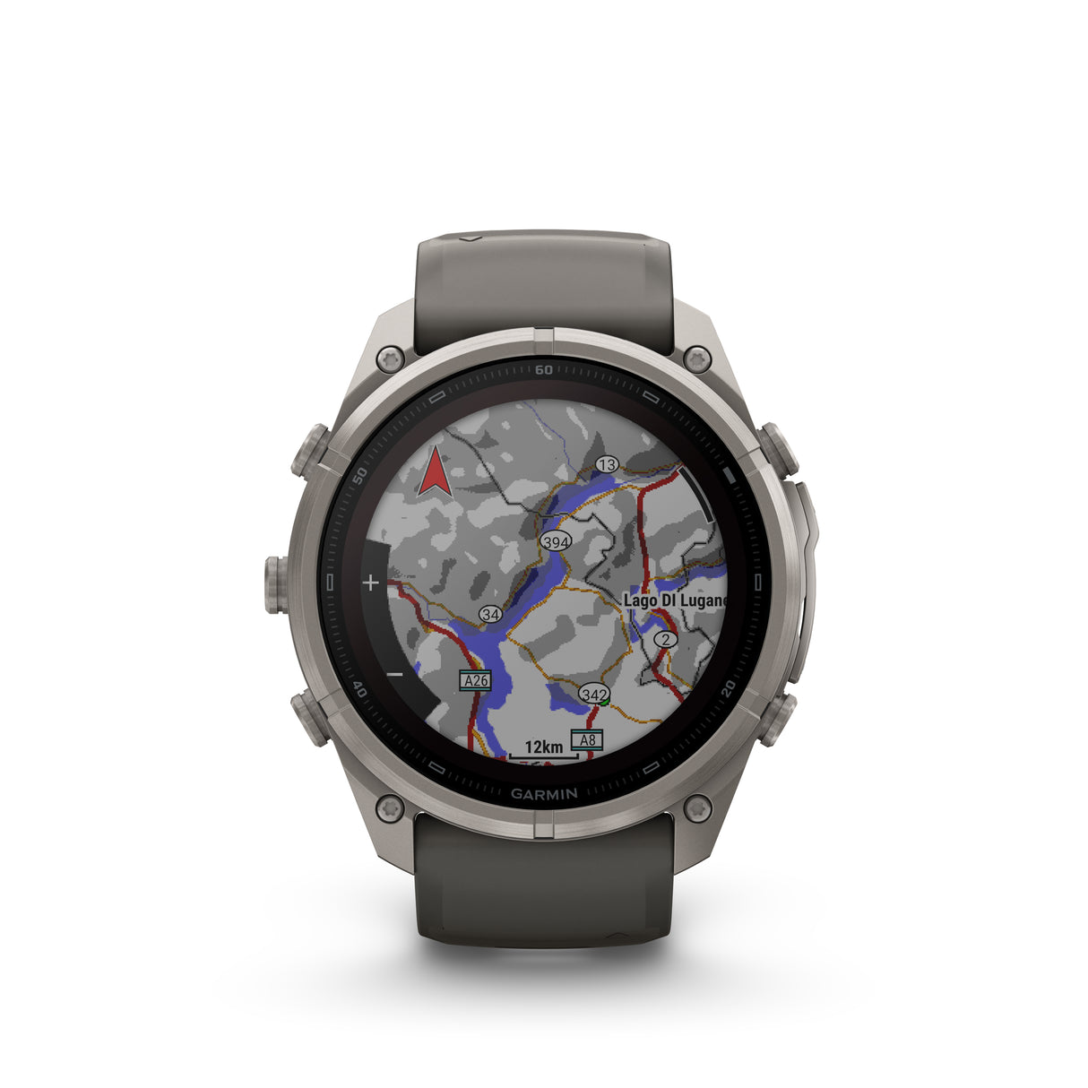 Garmin - Fenix 9 Pro inReach Solar 51 mm // Titanium Pebble Grey