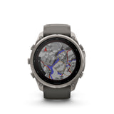 Garmin - Fenix 9 Pro inReach Solar 51 mm // Titanium Pebble Grey