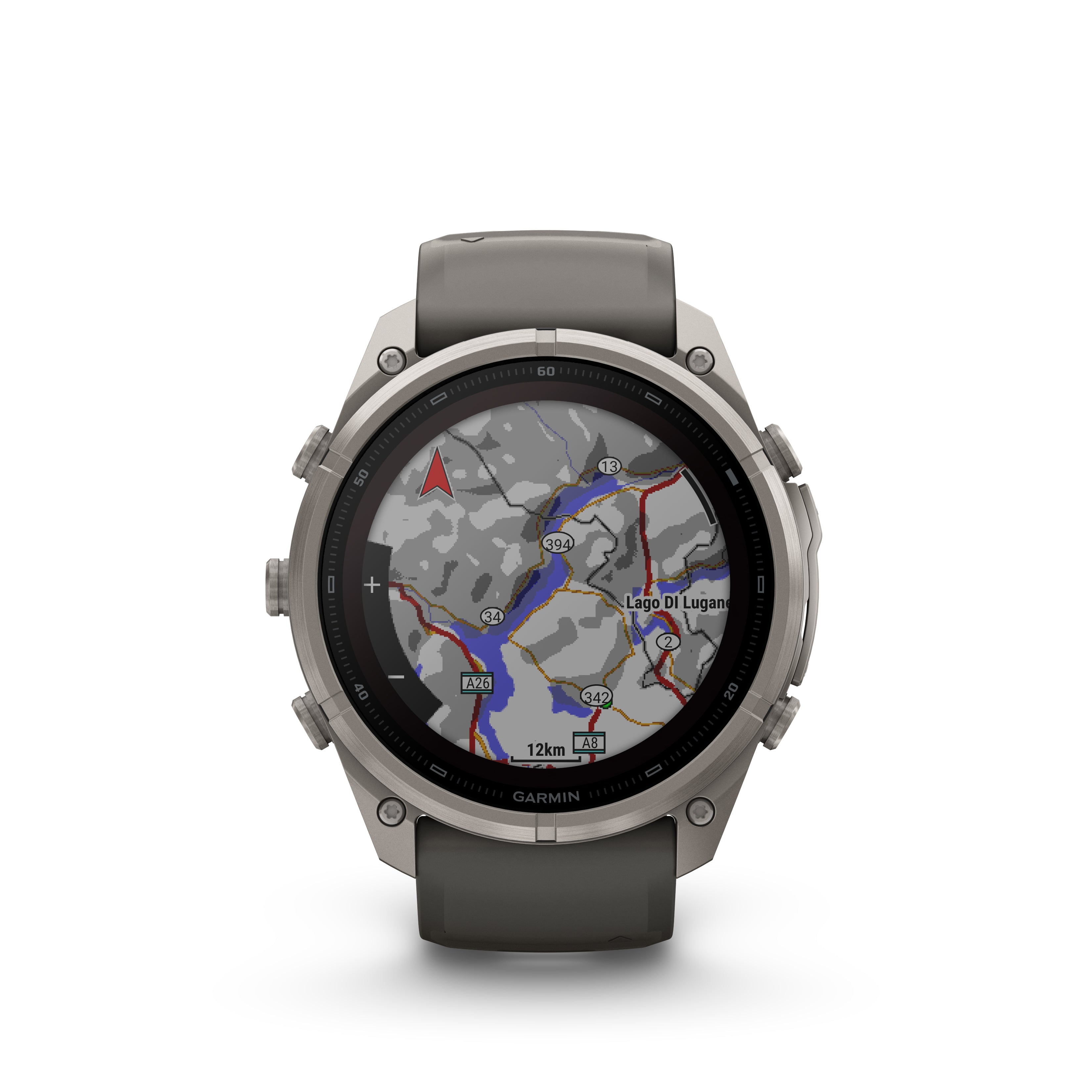Garmin - Fenix 9 Pro inReach Solar 51 mm // Titanium Pebble Grey