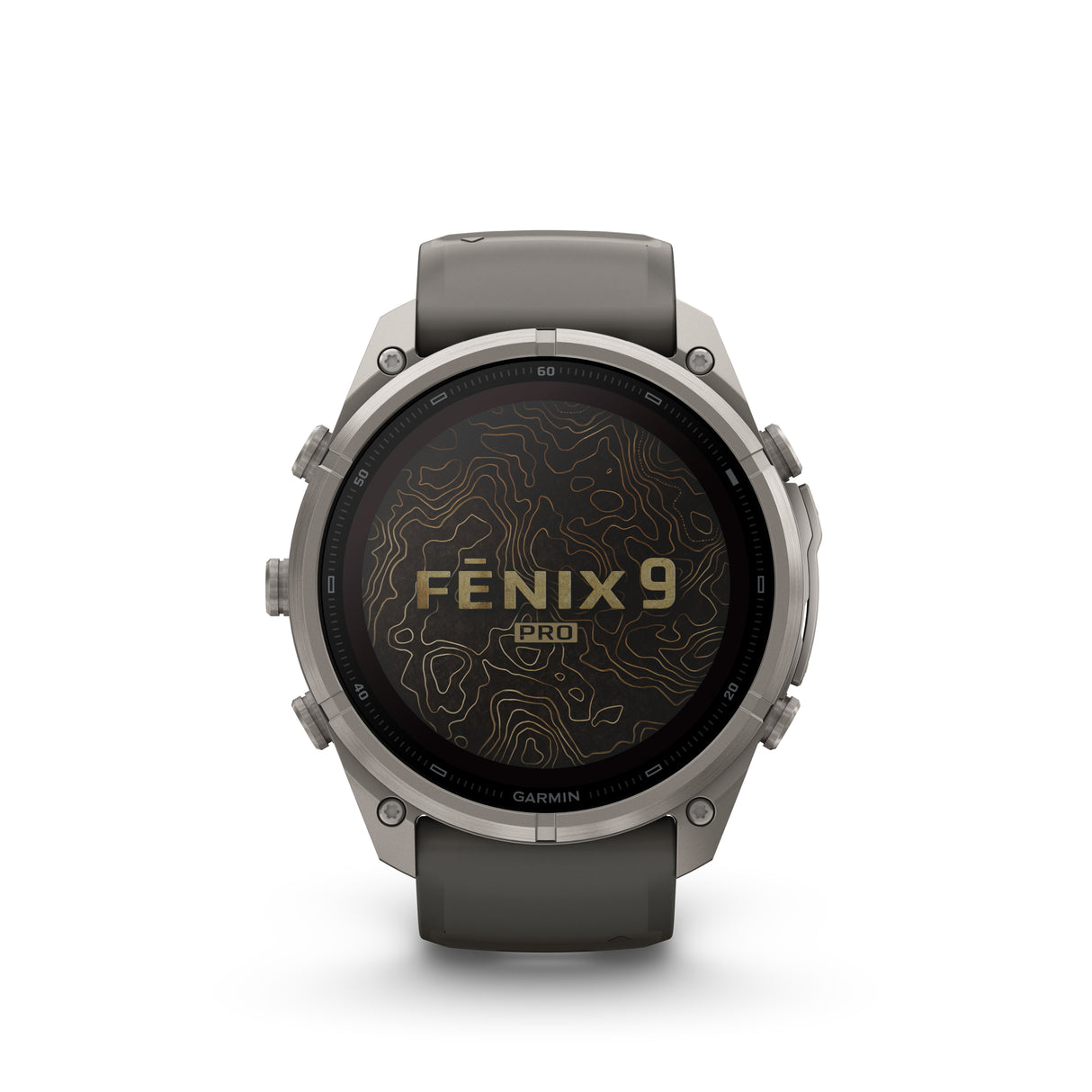 Garmin - Fenix 9 Pro inReach Solar 51 mm // Titanium Pebble Grey
