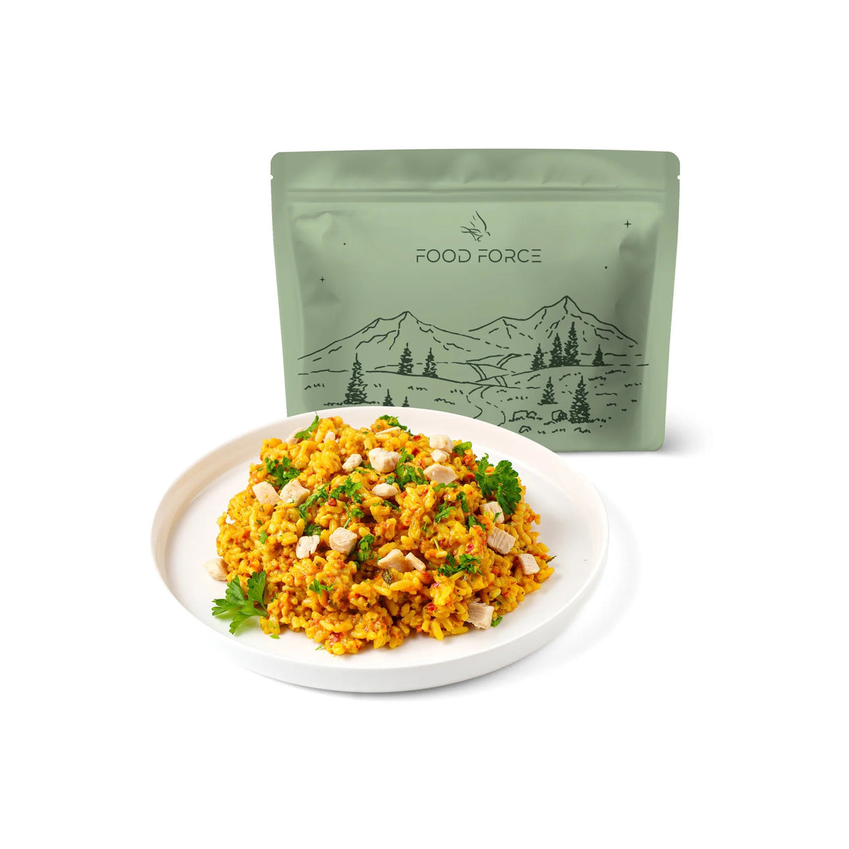 Food Force - Stegte Ris med Kylling 150 g (609 kcal)