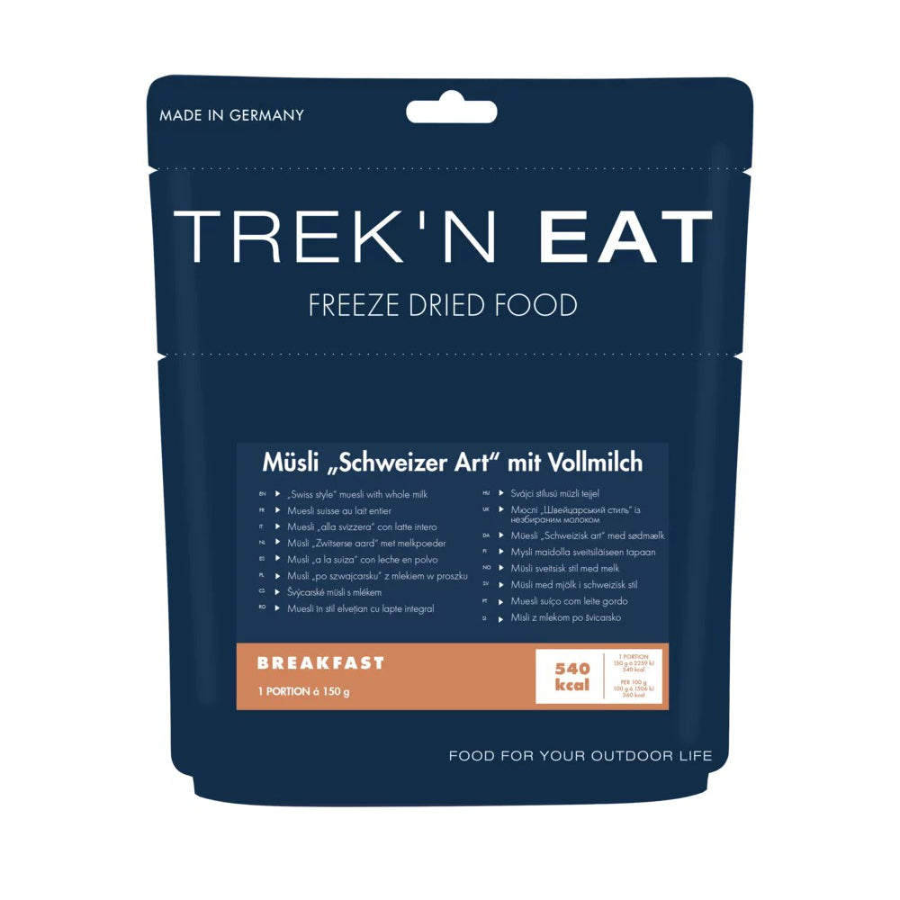 Trek'n Eat - Müsli 'Schweizer Art' Med Frugt Og Mælk (576 kcal)