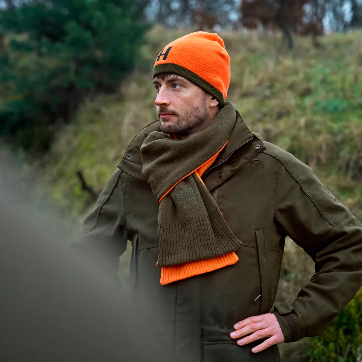 Härkila - Reversible Hue // Willow Green/Orange