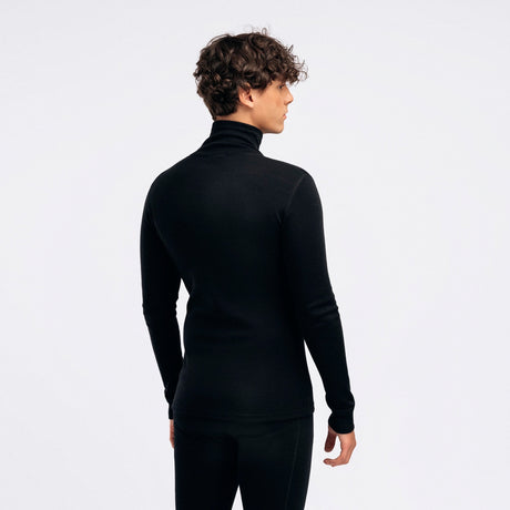 Aclima - WarmWool Herre Roll Neck // Sort