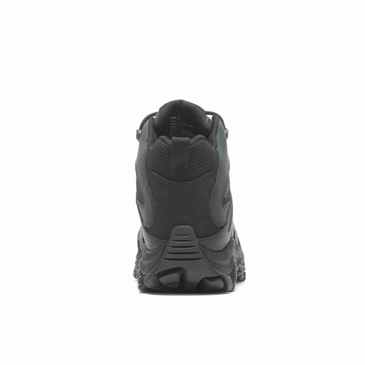 Merrell - Moab 3 Mid Tactical WP Unisex Vandrestøvler // Sort